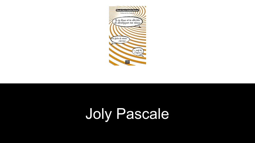 livres de Joly Pascale