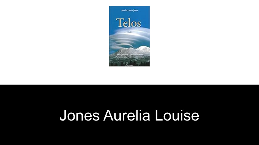 livres de Jones Aurelia Louise