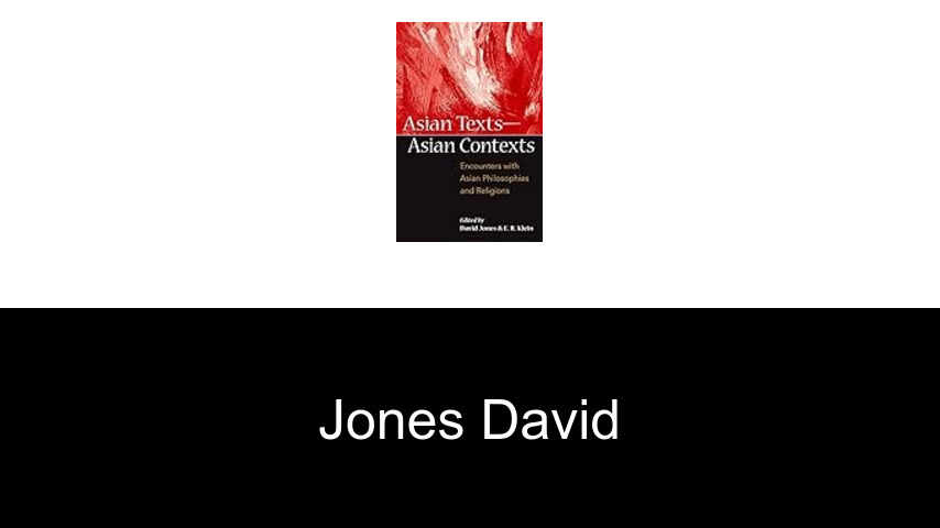 livres de Jones David