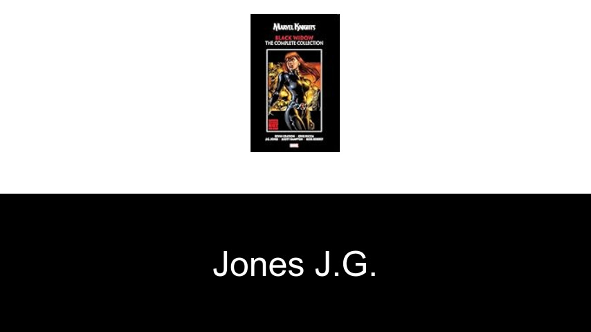 livres de Jones J.G.