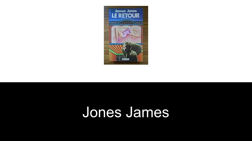 livres de Jones James
