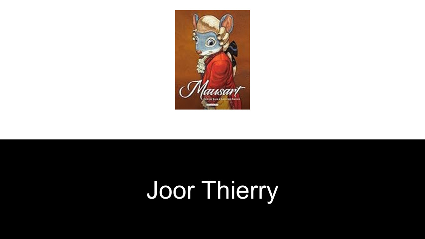 livres de Joor Thierry