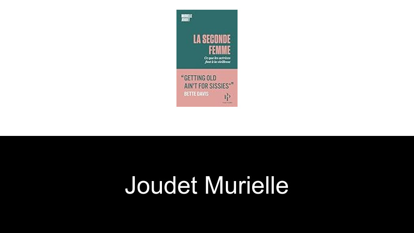 livres de Joudet Murielle