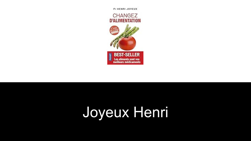 livres de Joyeux Henri