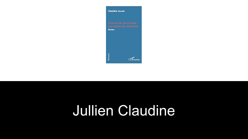 livres de Jullien Claudine