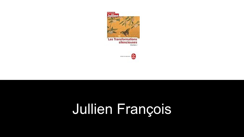 livres de Jullien François