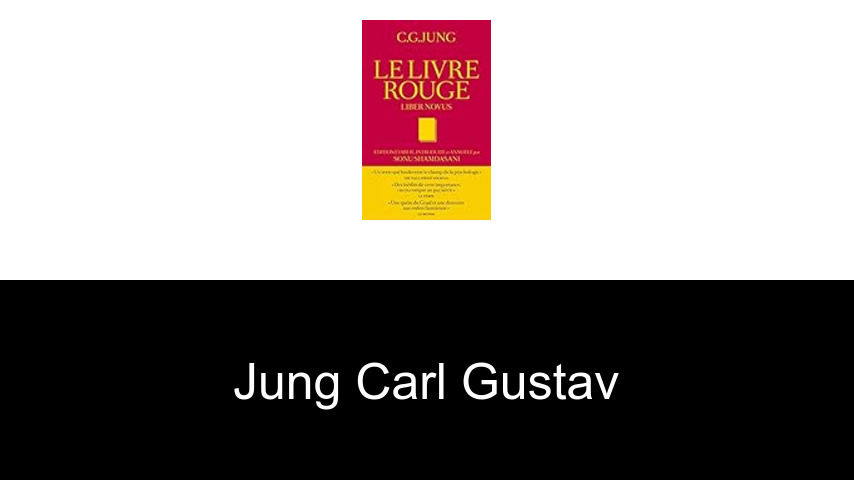 livres de Jung Carl Gustav