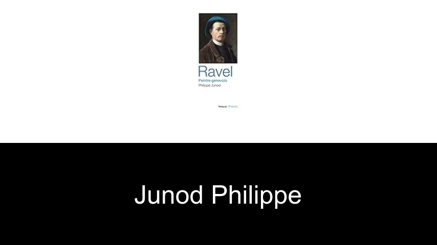 livres de Junod Philippe