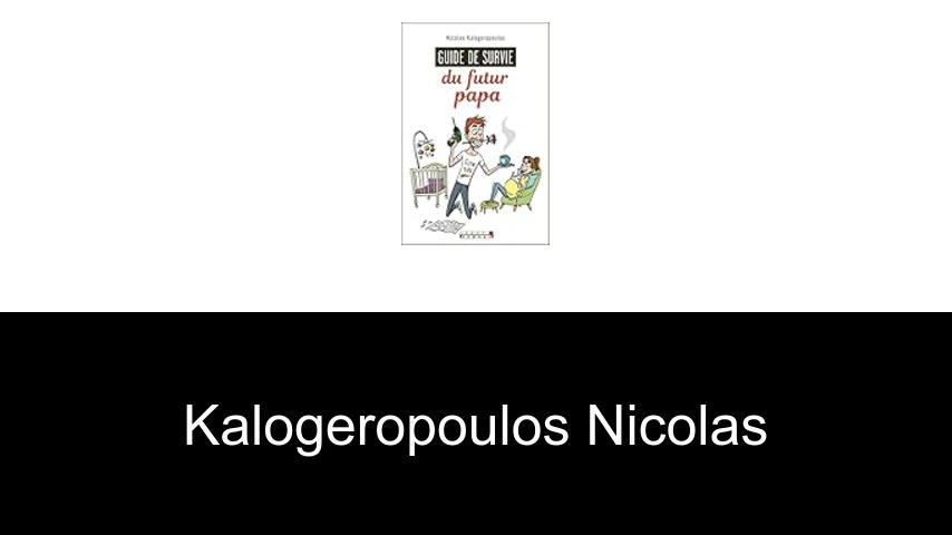 livres de Kalogeropoulos Nicolas