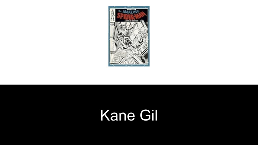 livres de Kane Gil