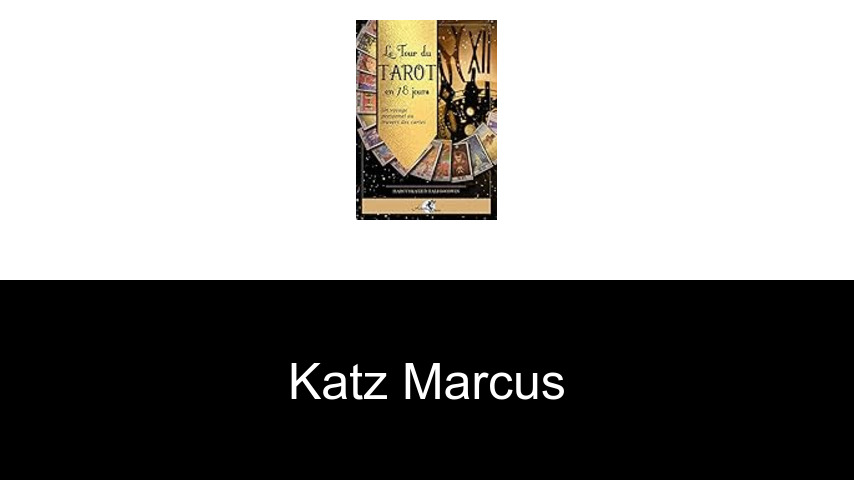 livres de Katz Marcus