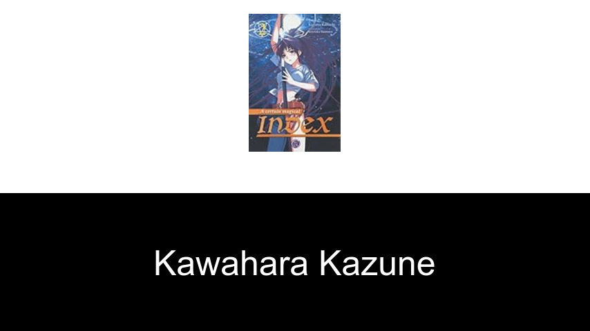livres de Kawahara Kazune
