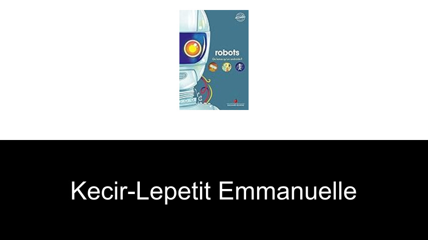 livres de Kecir-Lepetit Emmanuelle