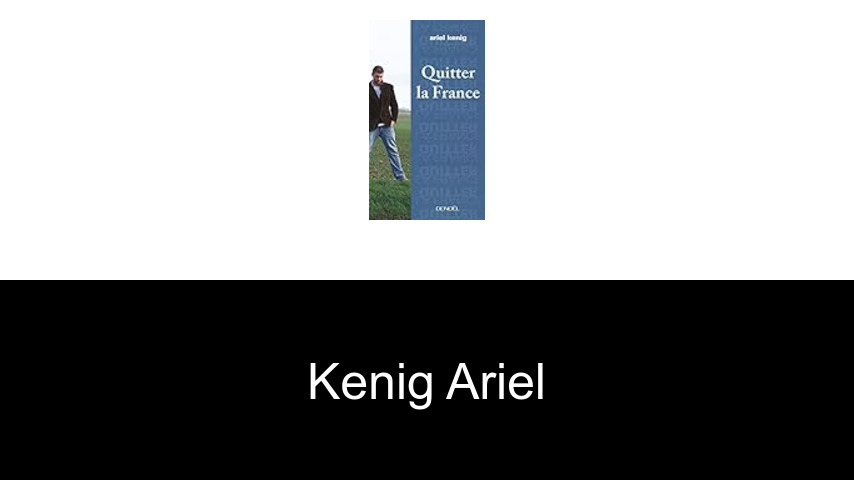 livres de Kenig Ariel