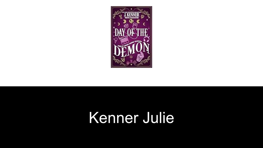 livres de Kenner Julie