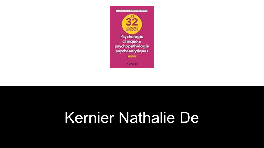 livres de Kernier Nathalie de