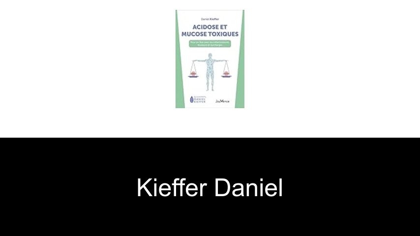 livres de Kieffer Daniel