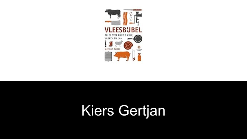 livres de Kiers Gertjan
