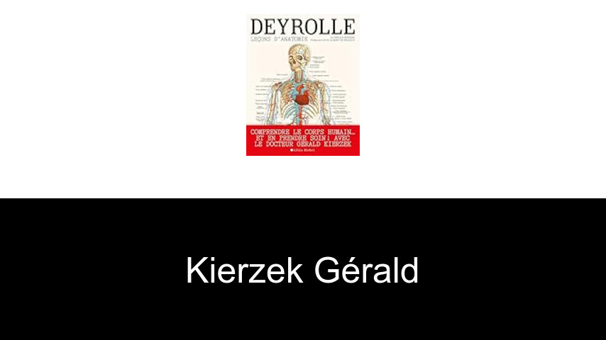 livres de Kierzek Gérald
