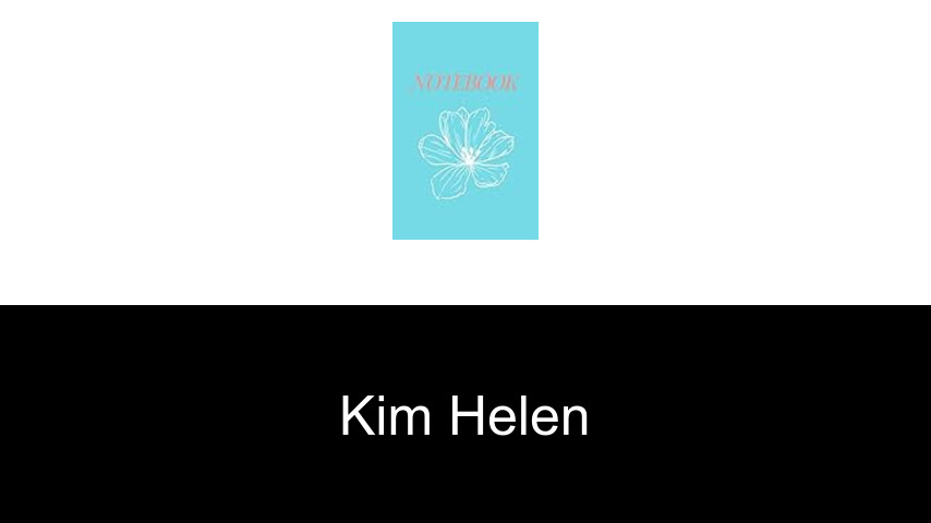 livres de Kim Helen