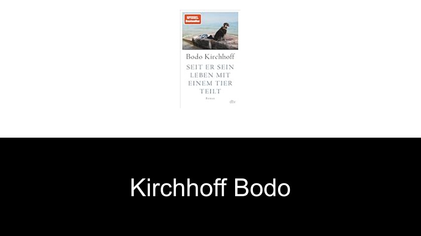 livres de Kirchhoff Bodo
