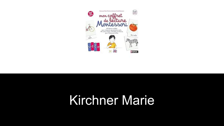 livres de Kirchner Marie