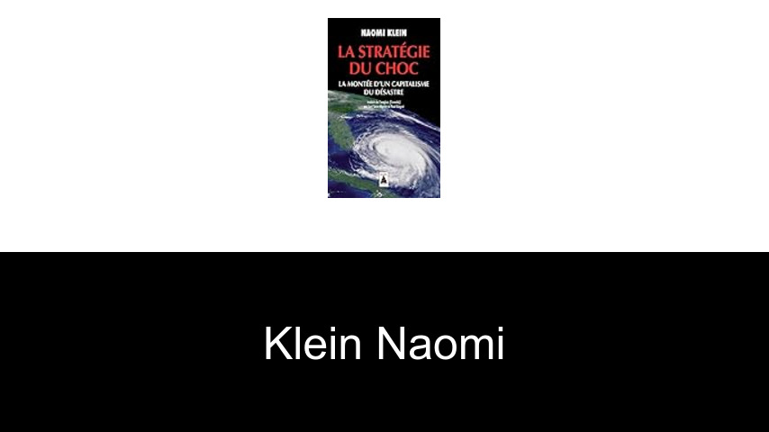 livres de Klein Naomi