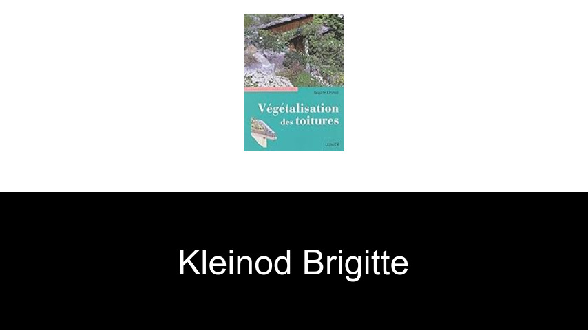 livres de Kleinod Brigitte