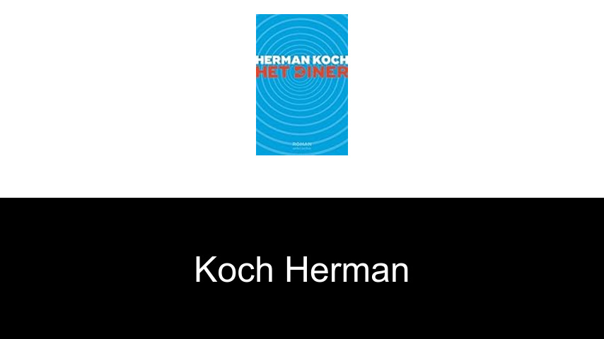 livres de Koch Herman