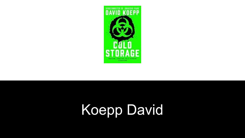 livres de Koepp David