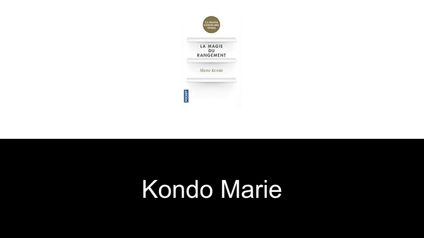 livres de Kondo Marie