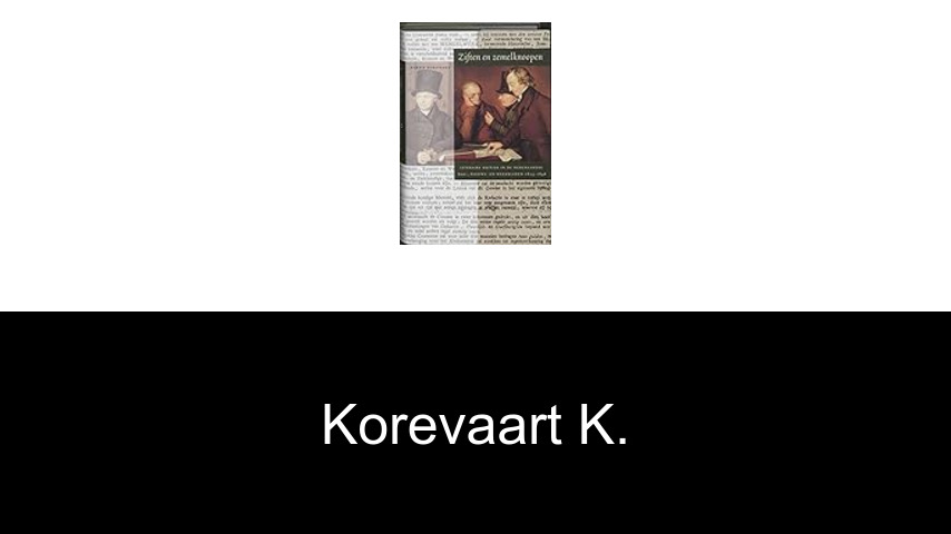 livres de Korevaart K.