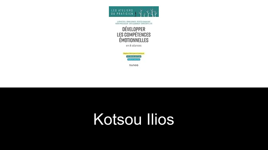 livres de Kotsou Ilios