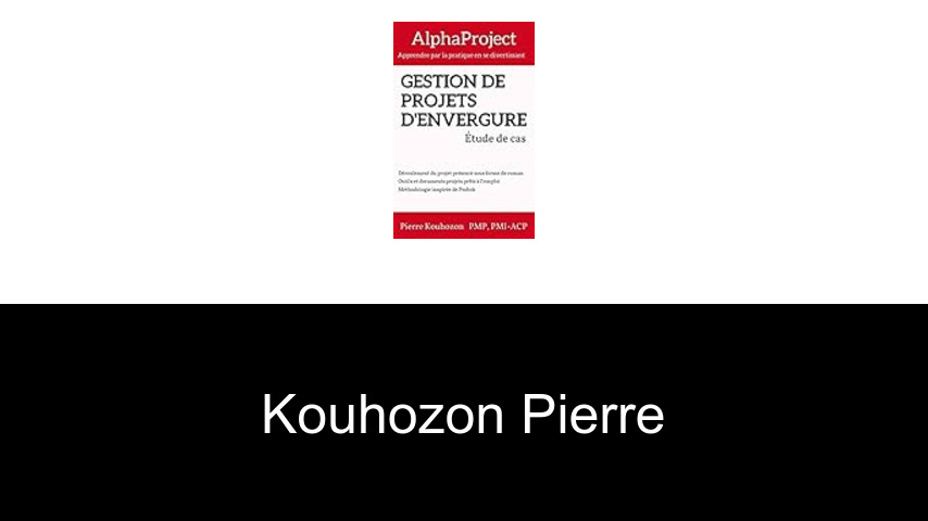 livres de Kouhozon Pierre
