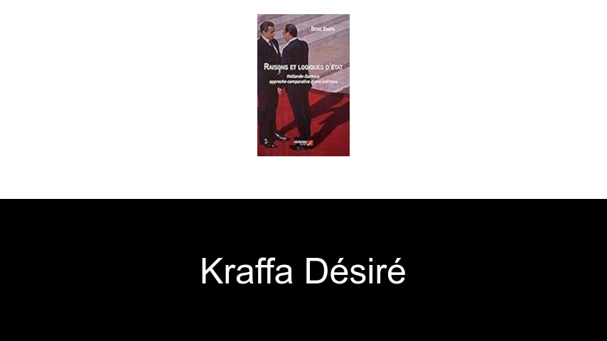 livres de Kraffa Désiré