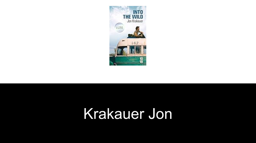 livres de Krakauer Jon