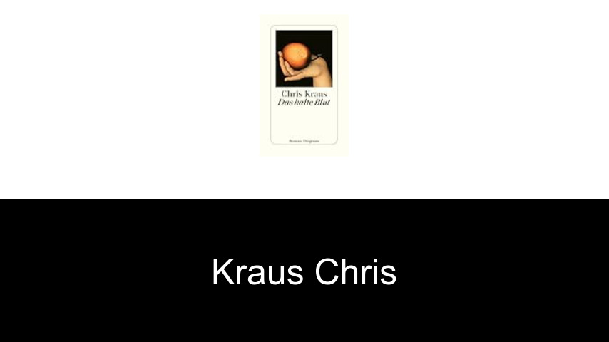 livres de Kraus Chris