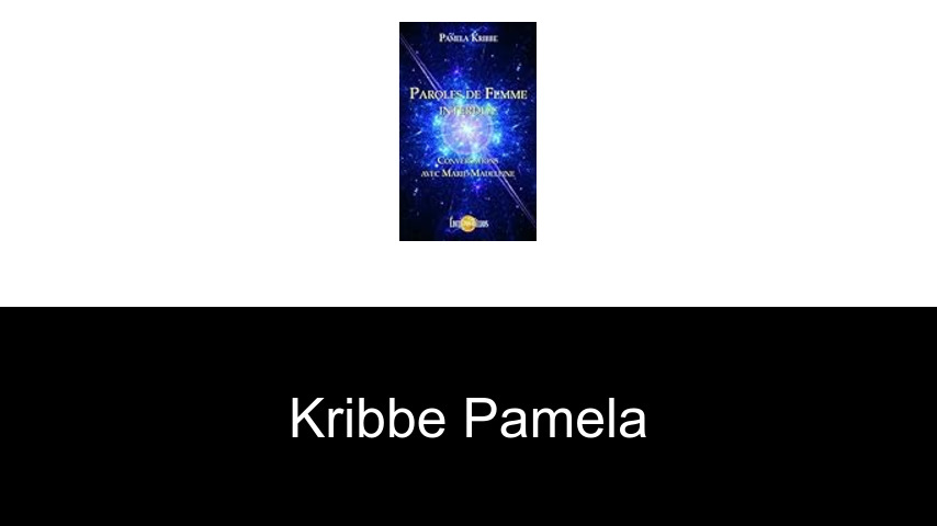 livres de Kribbe Pamela