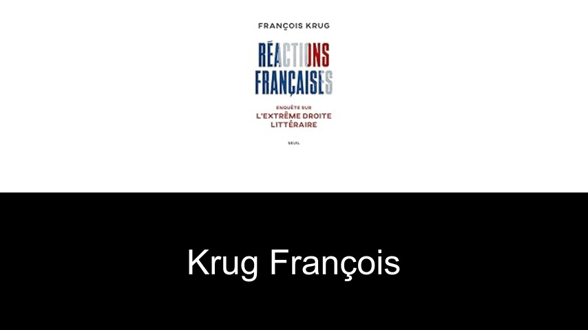 livres de Krug François