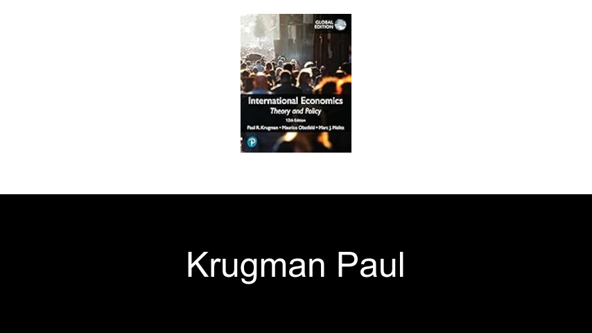 livres de Krugman Paul