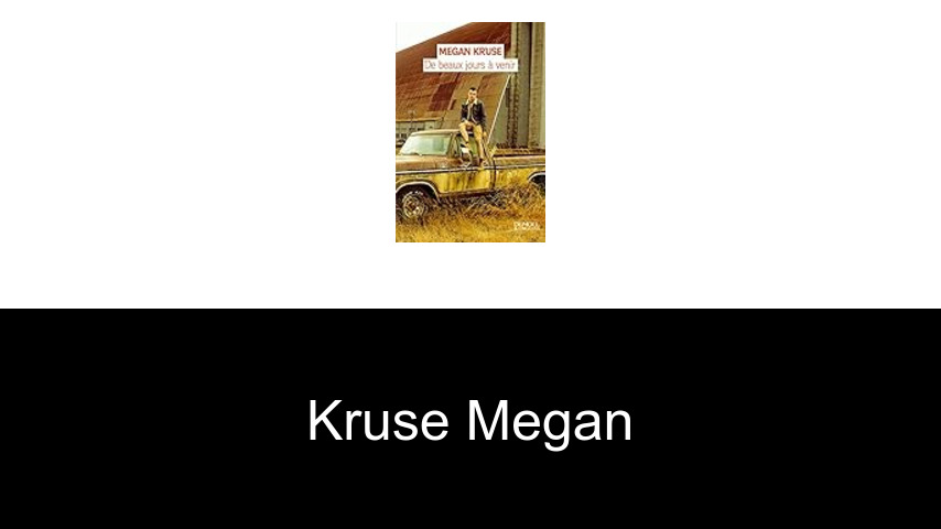 livres de Kruse Megan