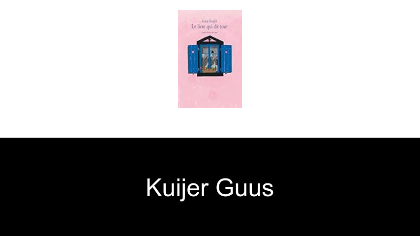 livres de Kuijer Guus