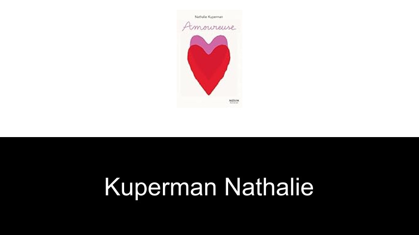 livres de Kuperman Nathalie