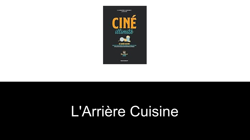 livres de L'arrière cuisine