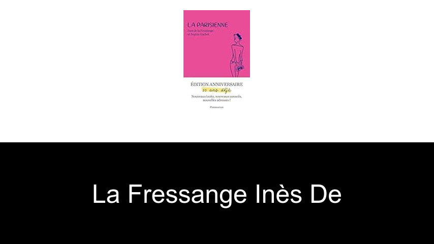 livres de La Fressange Inès de
