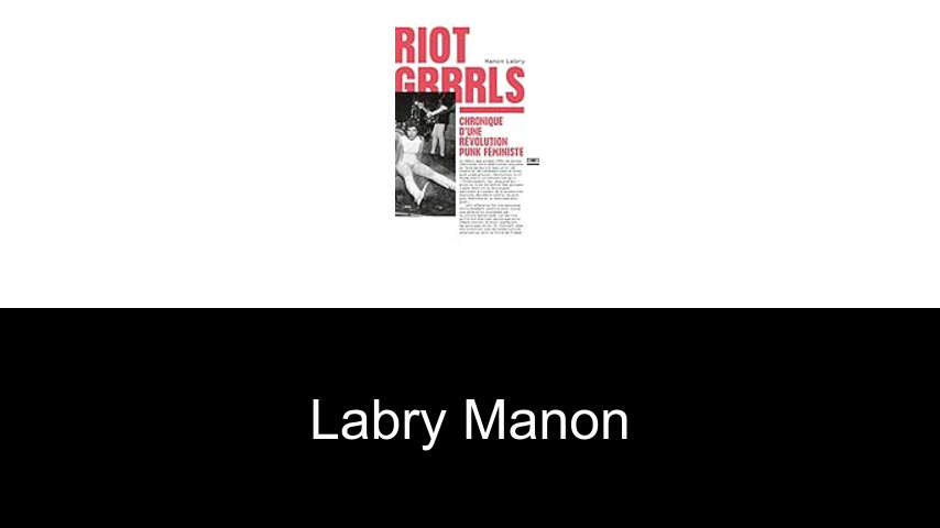livres de Labry Manon