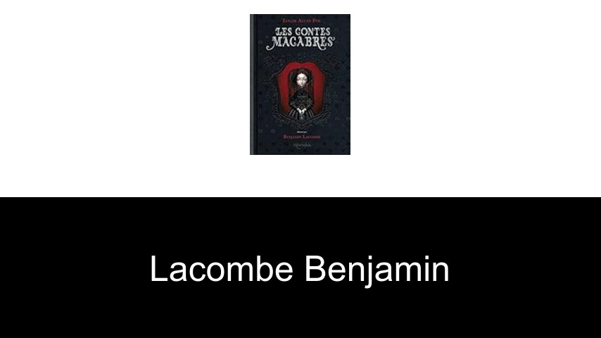 livres de Lacombe Benjamin