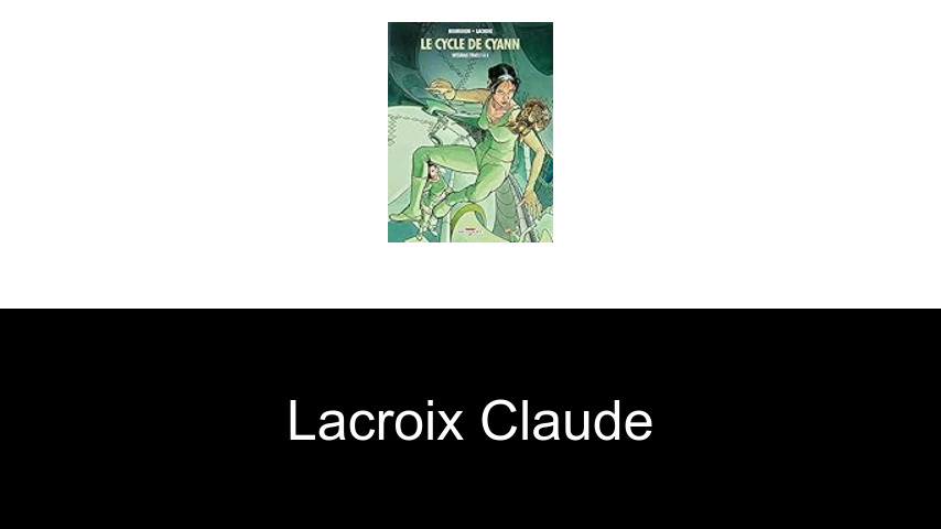 livres de Lacroix Claude