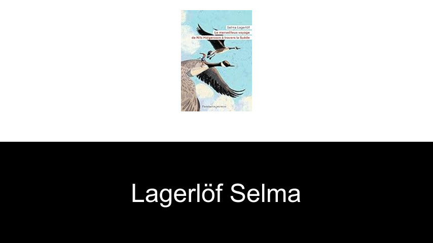 livres de Lagerlöf Selma