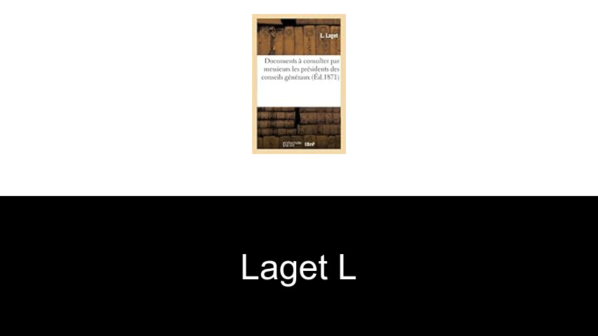 livres de Laget L